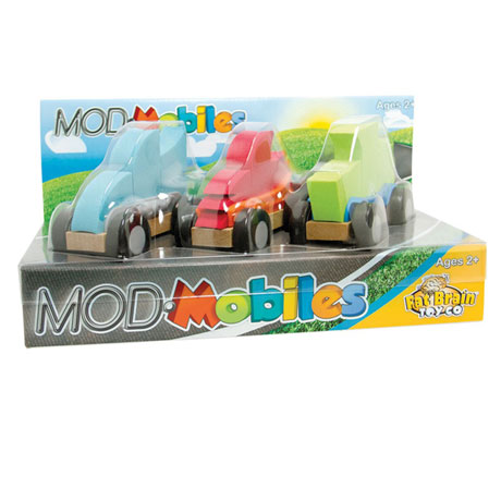Product image for Fat Brain Toys Modmobiles Car Toys Mix & Match Set