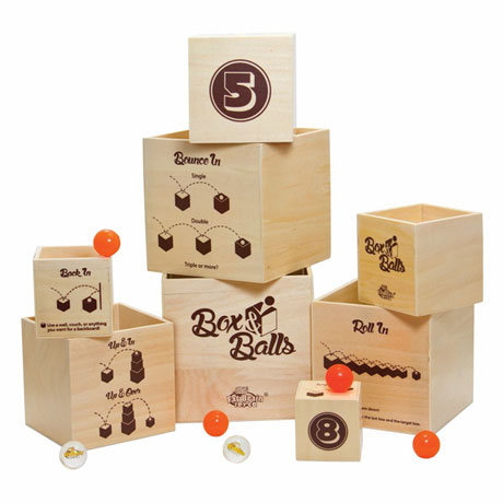 Product image for Fat Brain Toys Box & Balls Dexterity Bouncing Ball Game