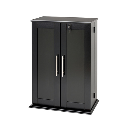 Product image for Locking Media Storage Cabinet with Shaker Doors For CDs & DVDs