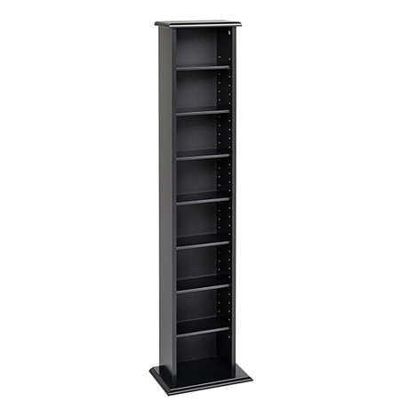 Product image for Slim Multimedia Storage Tower  - CDs & DVDs
