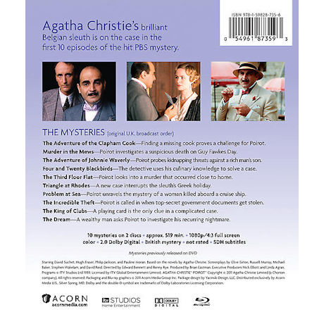 Agatha Christie's Poirot: Series 1 DVD & Blu-ray