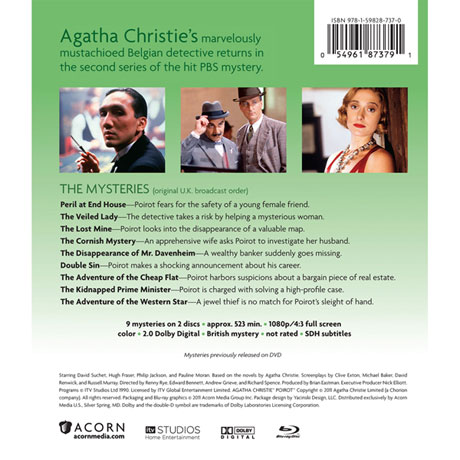 Agatha Christie's Poirot: Series 2 Blu-ray