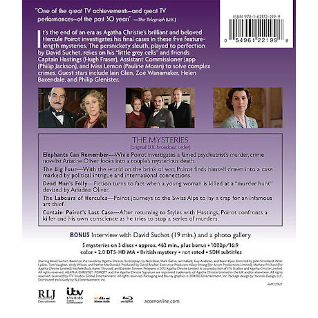 Product image for Agatha Christie's Poirot: Series 13 DVD & Blu-ray