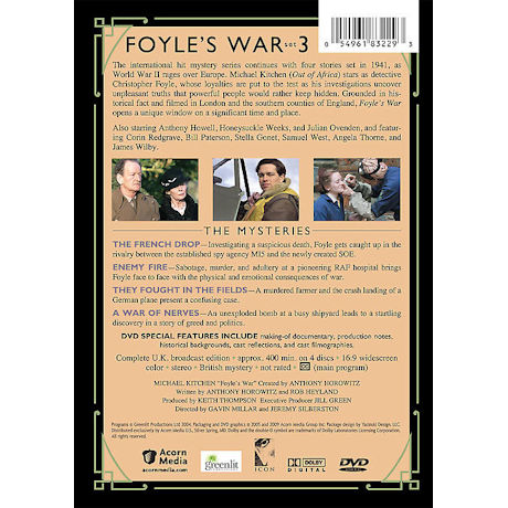 Product image for Foyle's War: Set 3 DVD