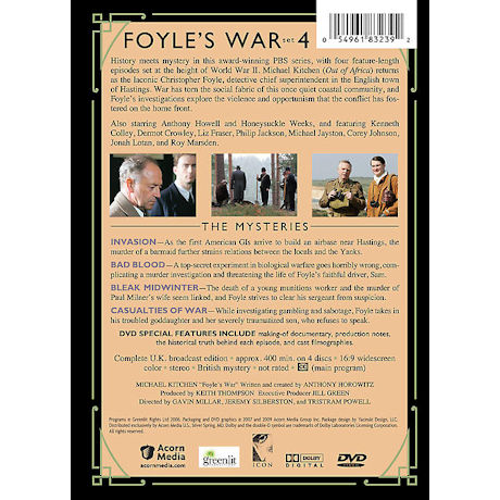 Product image for Foyle's War: Set 4 DVD