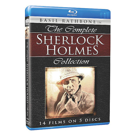 Product image for Basil Rathbone Sherlock Holmes: Complete DVD & Blu-ray