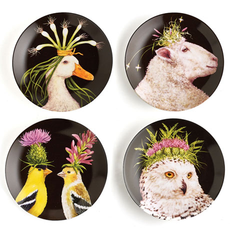 Product image for Vicki Sawyer Wild & Wooly Plates Set