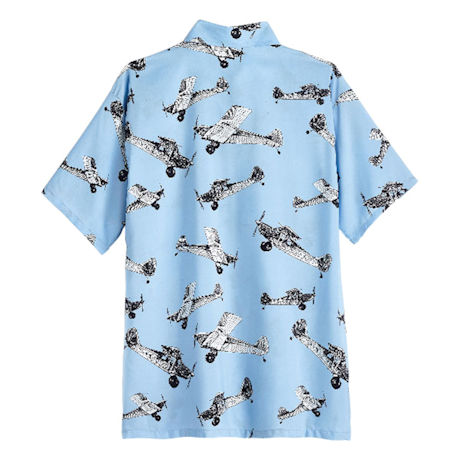 Men's Airplane Camp Shirt