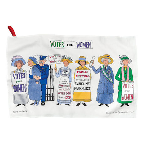 Woman's Suffrage Cookbook and Tea Towel Gift Set