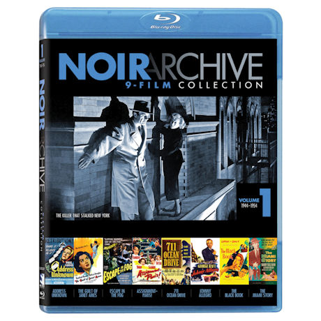 Noir Archive 9-Film Collection Vol 1 Blu-Ray