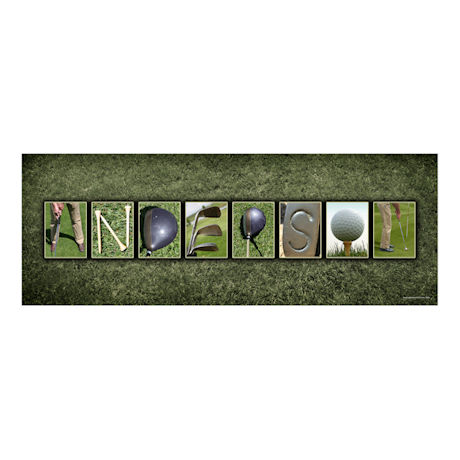 Product image for Personalized Golf Name Print