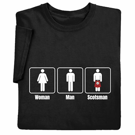 Woman Man Scotsman Shirts