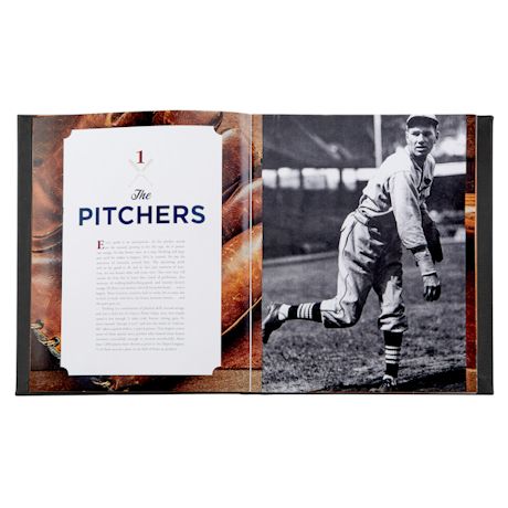 Product image for Leather-Bound National Baseball Hall of Fame Collection Hardcover Book