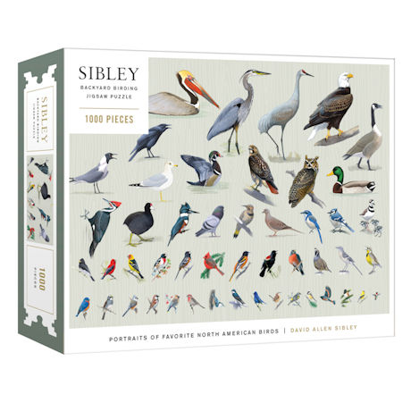 Sibley Backyard Birding Jigsaw Puzzle