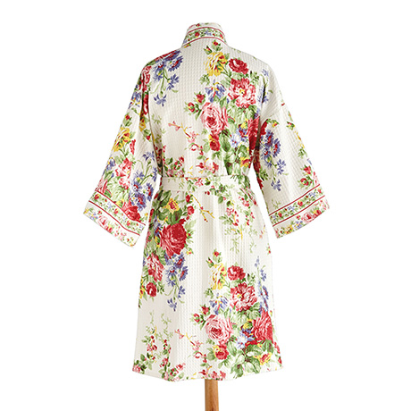 Floral Waffle Robe
