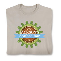 Product Image for Personalized 'Your Name' Seafood Bar Shirt