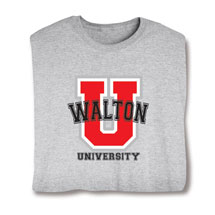 Alternate image for Personalized 'Your Name' Red 'U' University T-Shirt or Sweatshirt