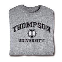 Product Image for Personalized 'Your Name' University Shirt (Black)