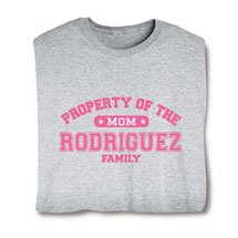 Product Image for Personalized Property of "Your Name" Mom Athletic T-Shirt
