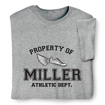 Product Image for Personalized Property of 'Your Name' Track & Field T-Shirt or Sweatshirt