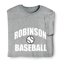 Personalized 'Your Name' Baseball T-Shirt or Sweatshirt