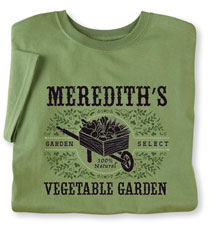 Product Image for Personalized 'Your Name' Vegetable Garden Shirt