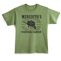 Alternate Image 1 for Personalized 'Your Name' Vegetable Garden Shirt