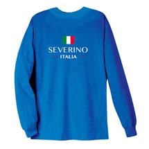 Alternate image Personalized &#34;Your Name&#34; Italian National Flag Shirt