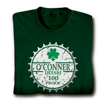Product Image for Personalized 'Your Name' Irish 100 Proof Shirt