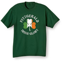 Alternate Image 1 for Personalized 'Your Name' Irish Glory Shirt