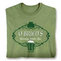 Product Image for Personalized 'Your Name' Strong Irish Ale Shirt