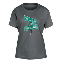 Alternate Image 1 for Personalized 'Your Name' Lovers Lane T-Shirt or Sweatshirt