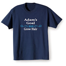 Alternate Image 1 for Personalized 'Your Name'  Goal Shirt - Ornate Swirl Personal Goal