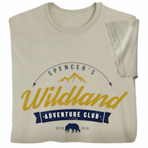 Product Image for Personalized 'Your Name' Adventure Club T-Shirt or Sweatshirt