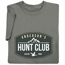 Alternate image for Personalized 'Your Name' Hunt Club  T-Shirt or Sweatshirt
