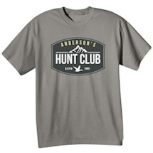 Alternate Image 1 for Personalized 'Your Name' Hunt Club  T-Shirt or Sweatshirt