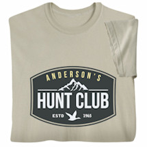Alternate Image 2 for Personalized 'Your Name' Hunt Club  T-Shirt or Sweatshirt