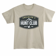 Alternate image for Personalized 'Your Name' Hunt Club  T-Shirt or Sweatshirt