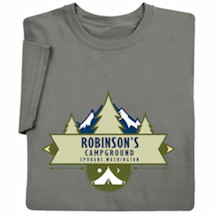 Product Image for Personalized 'Your Name' Camp Ground T-Shirt