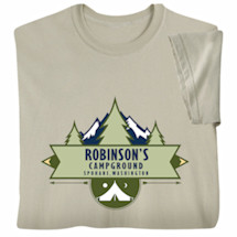 Alternate Image 2 for Personalized 'Your Name' Camp Ground T-Shirt