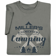 Product Image for Personalized 'Your Name' Expedition Camping T-Shirt