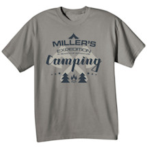 Alternate Image 2 for Personalized 'Your Name' Expedition Camping T-Shirt