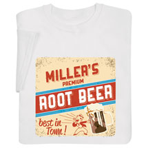 Alternate Image 3 for Personalized 'Your Name' Premium Root Beer Retro T-Shirt