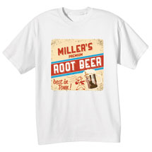 Alternate Image 2 for Personalized 'Your Name' Premium Root Beer Retro T-Shirt