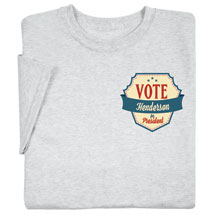 Personalized 'Your Name' Vote for President Retro (Pocket) Shirt