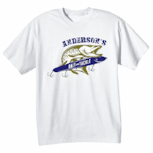 Alternate Image 3 for Personalized 'Your Name' Bait and Tackle T-Shirt
