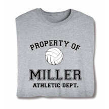 Product Image for Personalized Property of 'Your Name' Volleyball T-Shirt