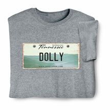 Product Image for Personalized State License Plate Shirts - Tennessee