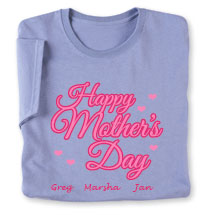 Product Image for Personalized Happy Mother's Day T-Shirt