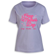 Alternate Image 2 for Personalized Happy Mother's Day T-Shirt